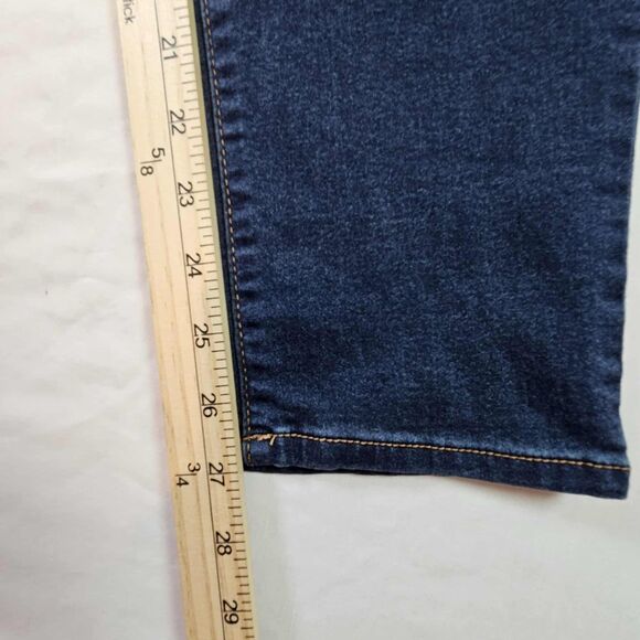 A.N.A a new approach Mid-Rise Jegging Stretch Size 14W Dark Wash Pull On - Picture 6 of 9